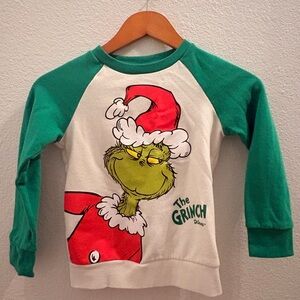 Jumping Beans Green and White Grinch Sweatshirt